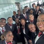 British Airways celebrate black history month with first all-black flight crew
